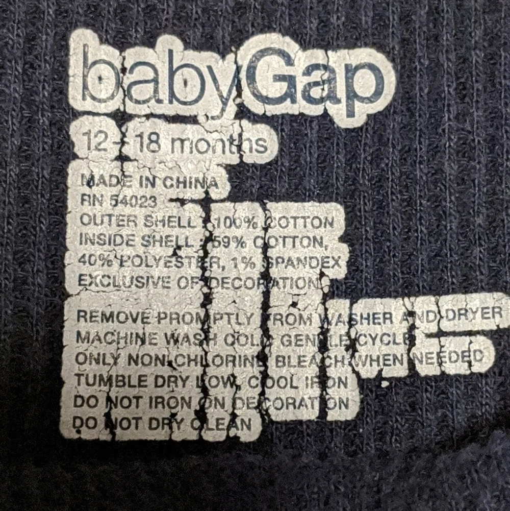 Baby Gap Long Sleeve Thermal T-shirt Onesie